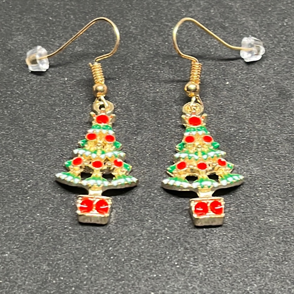 Earrings Christmas tree